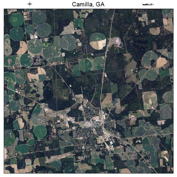 Camilla, GA air photo map