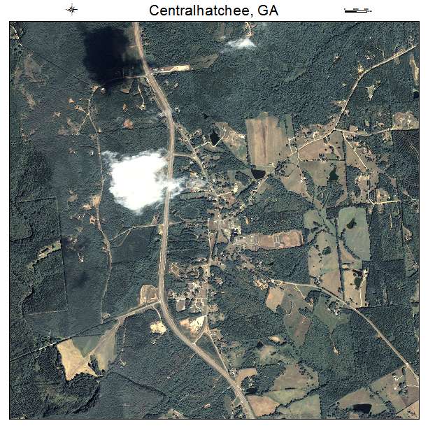 Caraquet, GA air photo map