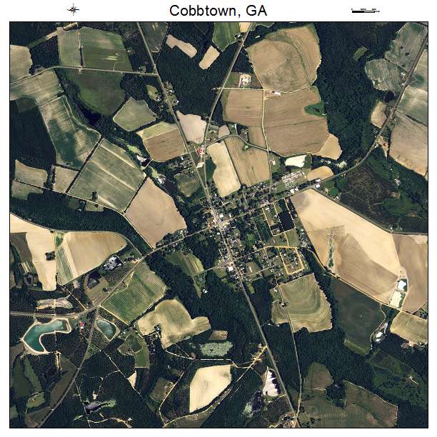 Cobbtown, GA air photo map