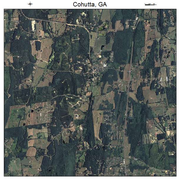Cohutta, GA air photo map