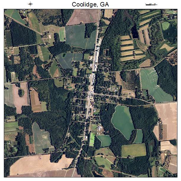 Coolidge, GA air photo map