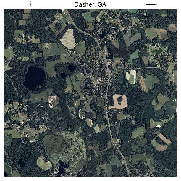 Dasher, GA air photo map