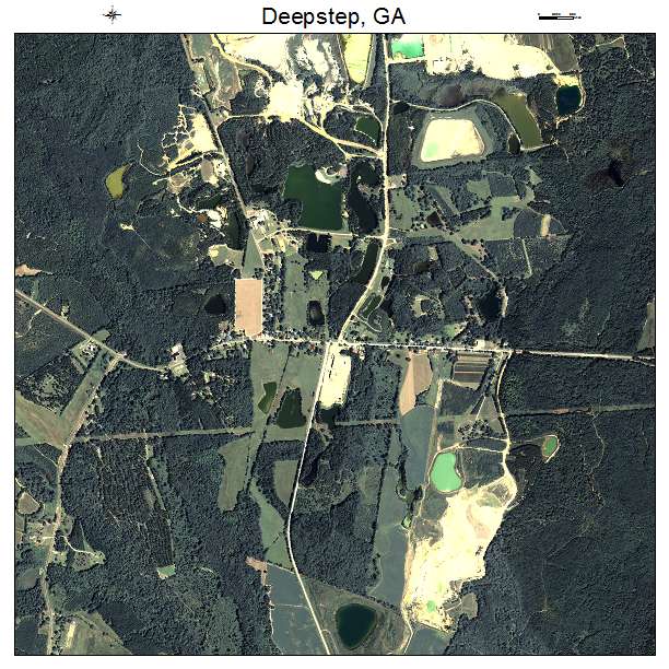 Deepstep, GA air photo map