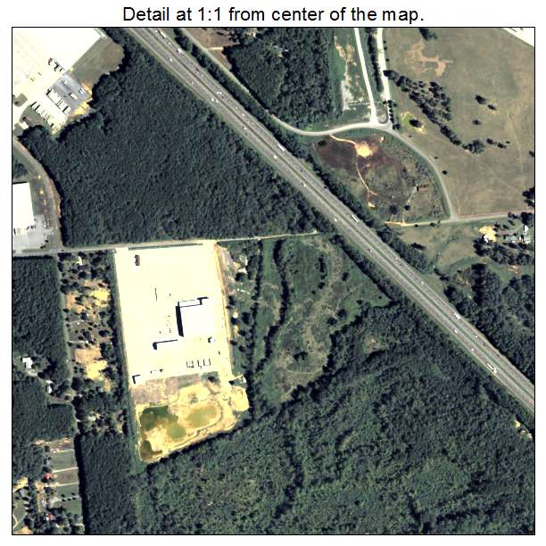Adairsville, Georgia aerial imagery detail