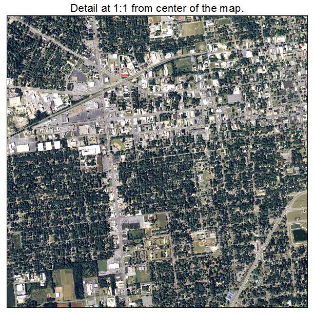 Albany, Georgia aerial imagery detail