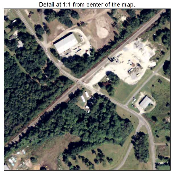 Allenhurst, Georgia aerial imagery detail