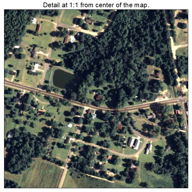 Alston, Georgia aerial imagery detail