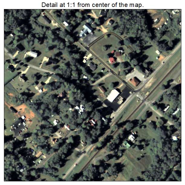 Alto, Georgia aerial imagery detail