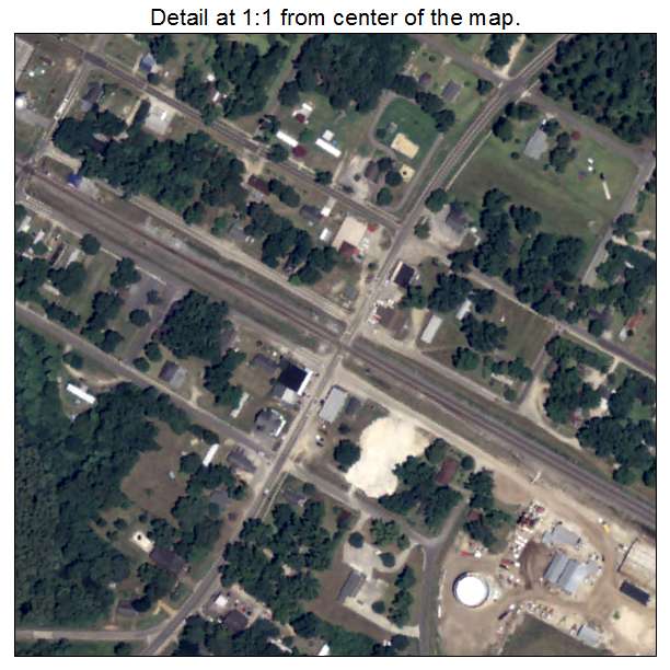 Ambrose, Georgia aerial imagery detail