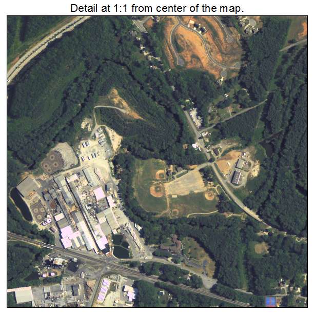 Austell, Georgia aerial imagery detail
