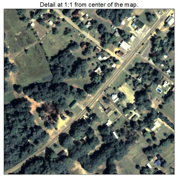 Avera, Georgia aerial imagery detail
