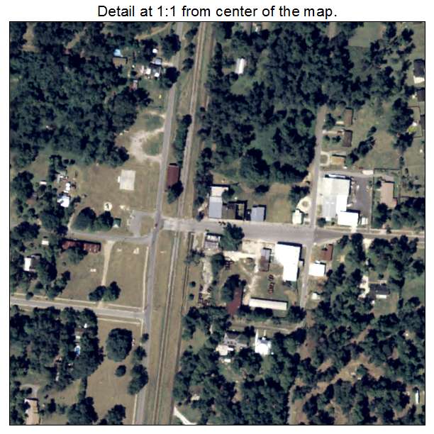 Baconton, Georgia aerial imagery detail