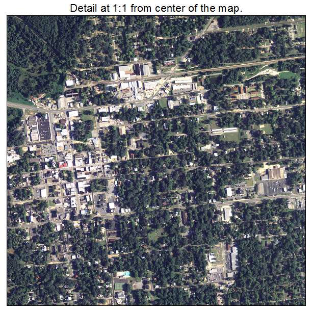 Bainbridge, Georgia aerial imagery detail