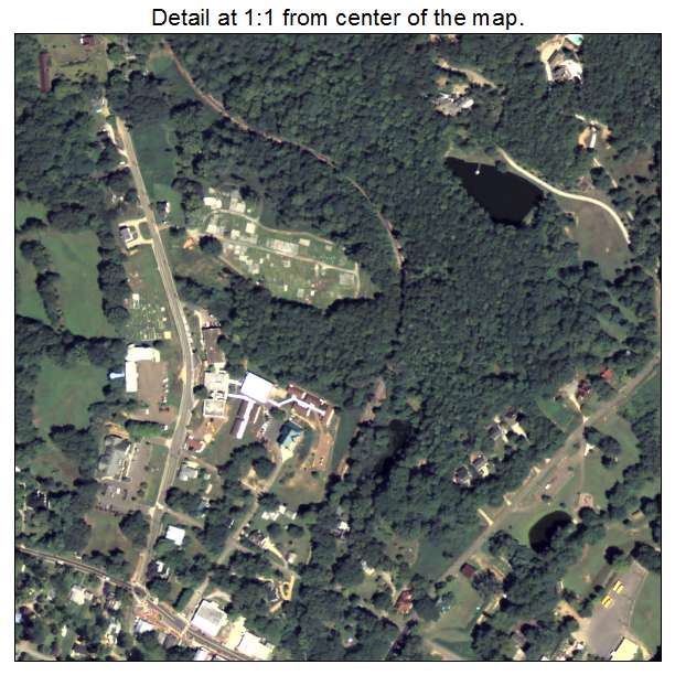 Ball Ground, Georgia aerial imagery detail