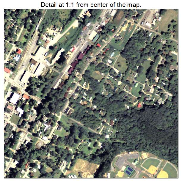 Blue Ridge, Georgia aerial imagery detail