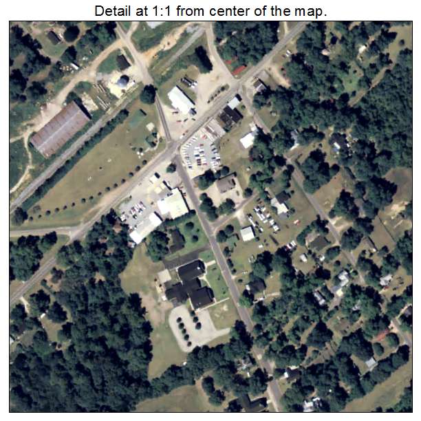 Bronwood, Georgia aerial imagery detail