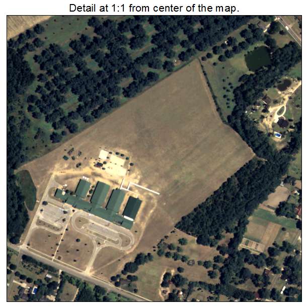 Brooklet, Georgia aerial imagery detail