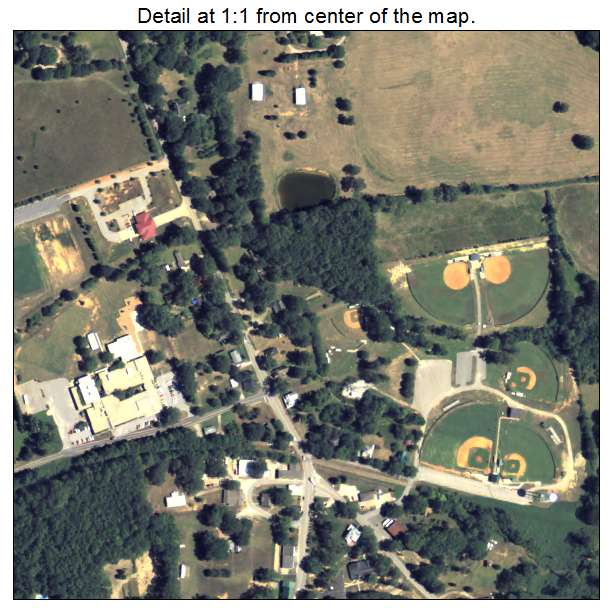 Brooks, Georgia aerial imagery detail