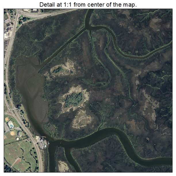 Brunswick, Georgia aerial imagery detail
