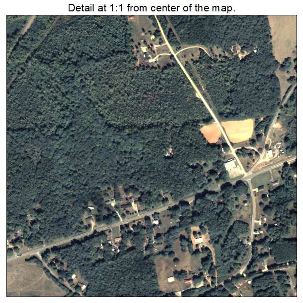 Buchanan, Georgia aerial imagery detail