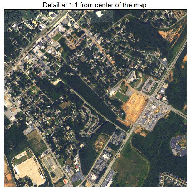 Buford, Georgia aerial imagery detail