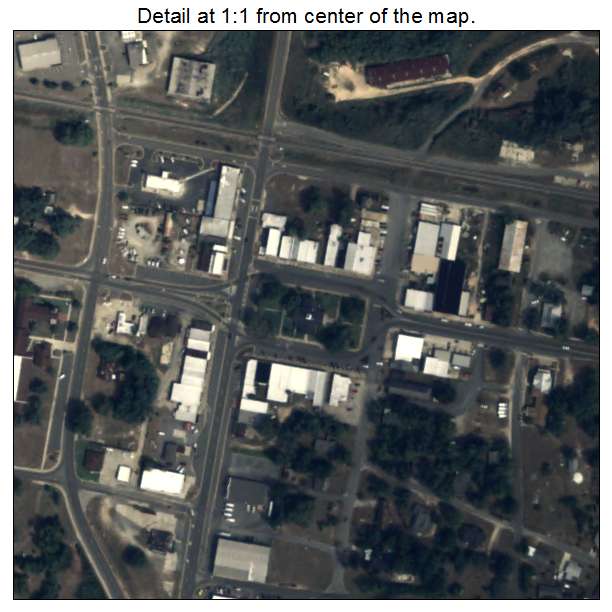 Butler, Georgia aerial imagery detail