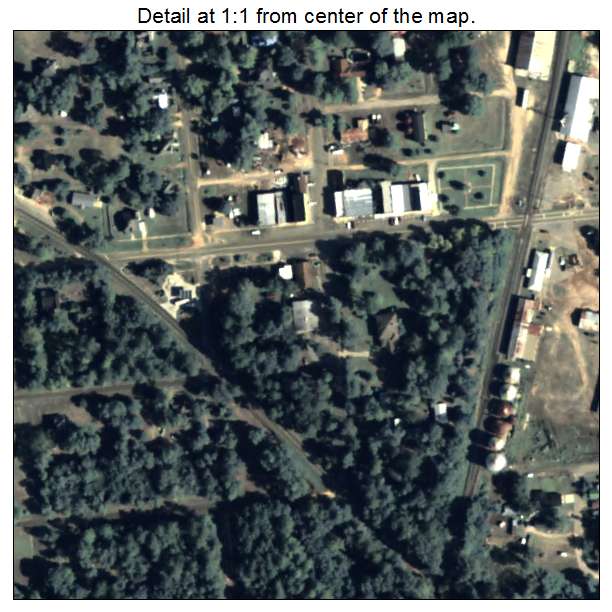 Byromville, Georgia aerial imagery detail