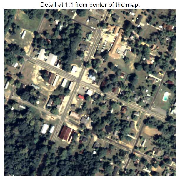 Cadwell, Georgia aerial imagery detail