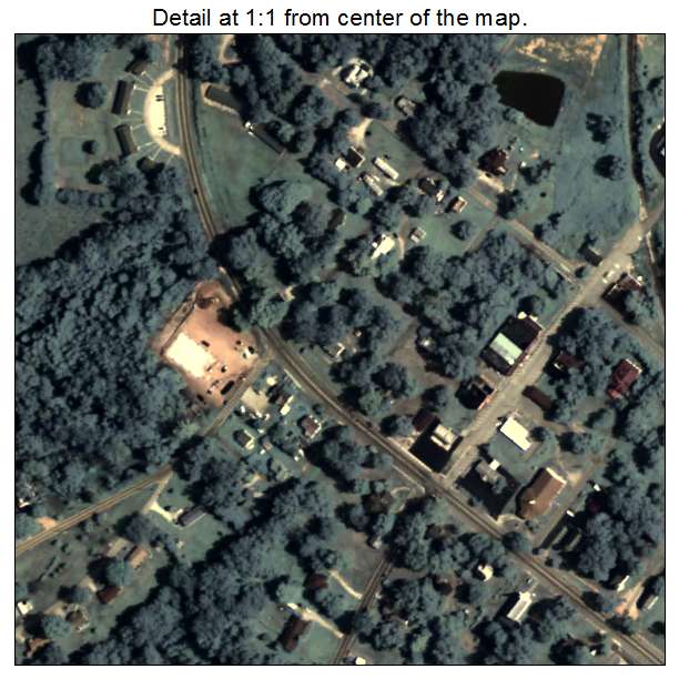 Canon, Georgia aerial imagery detail