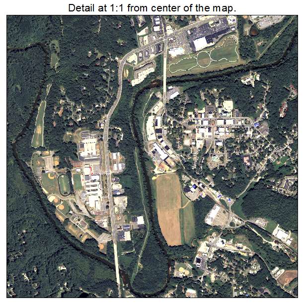 Canton, Georgia aerial imagery detail