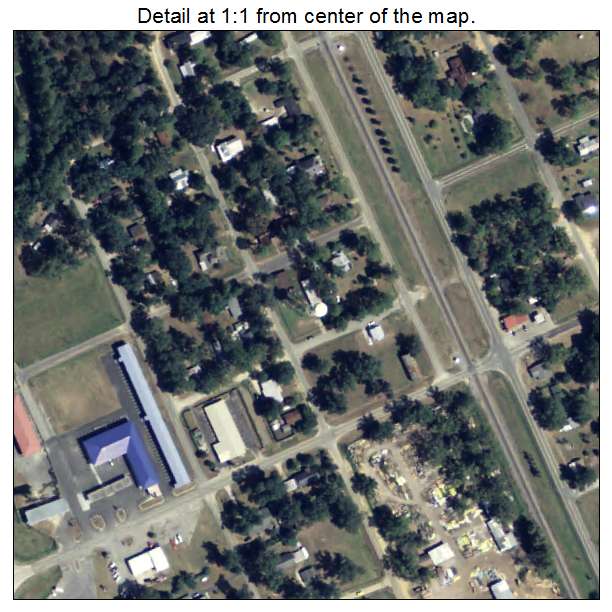 Cecil, Georgia aerial imagery detail
