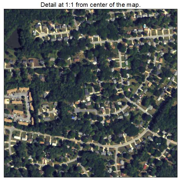 Conley, Georgia aerial imagery detail