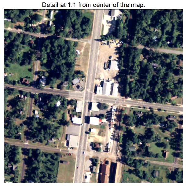 Coolidge, Georgia aerial imagery detail