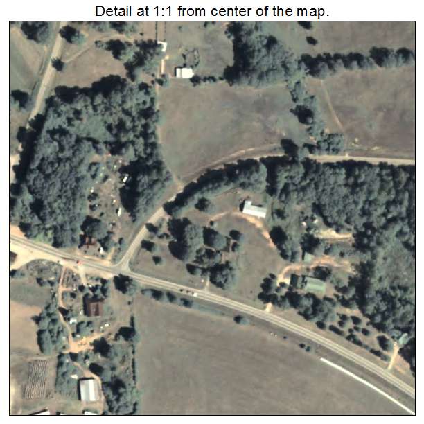 Corinth, Georgia aerial imagery detail