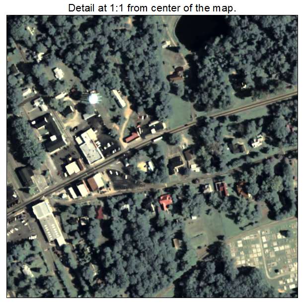 Crawford, Georgia aerial imagery detail