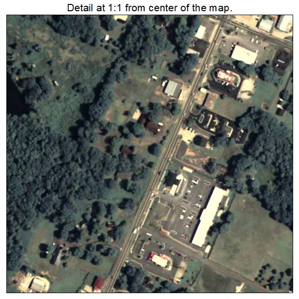 Danielsville, Georgia aerial imagery detail