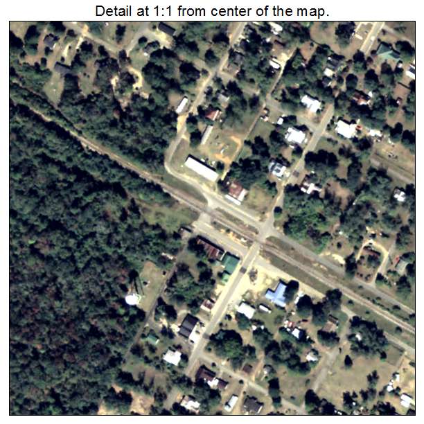 Danville, Georgia aerial imagery detail