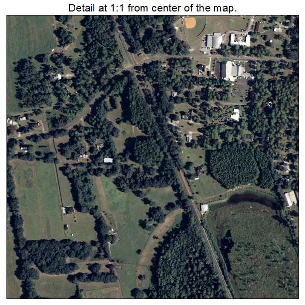 Dasher, Georgia aerial imagery detail