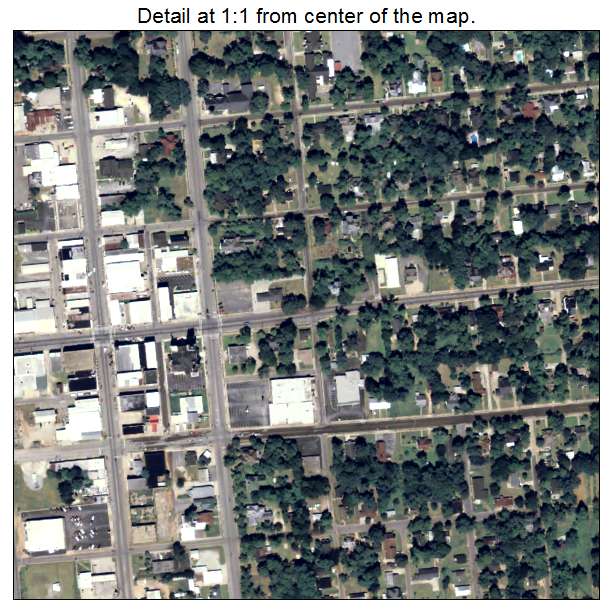 Dawson, Georgia aerial imagery detail