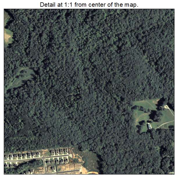 Dawsonville, Georgia aerial imagery detail