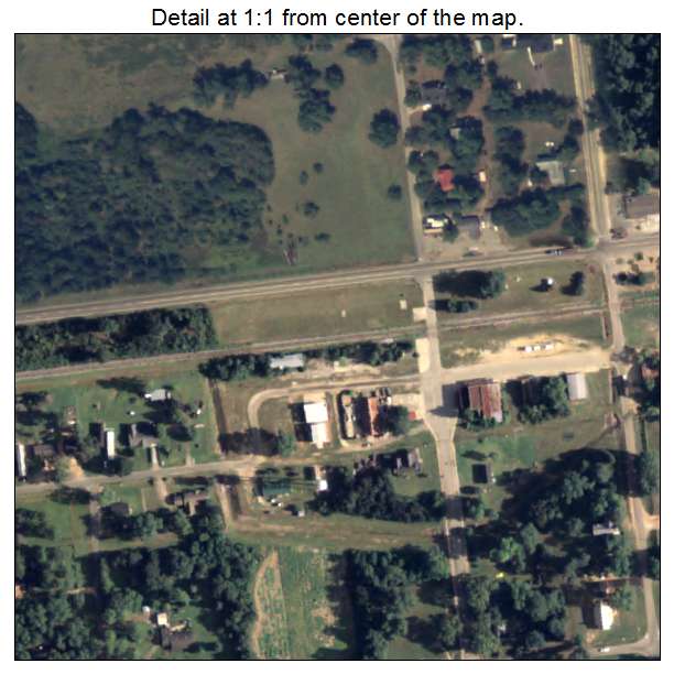 De Soto, Georgia aerial imagery detail