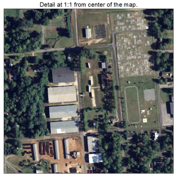 Doerun, Georgia aerial imagery detail