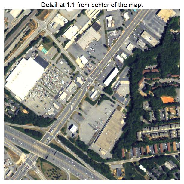 Doraville, Georgia aerial imagery detail