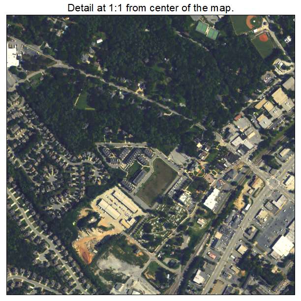 Duluth, Georgia aerial imagery detail