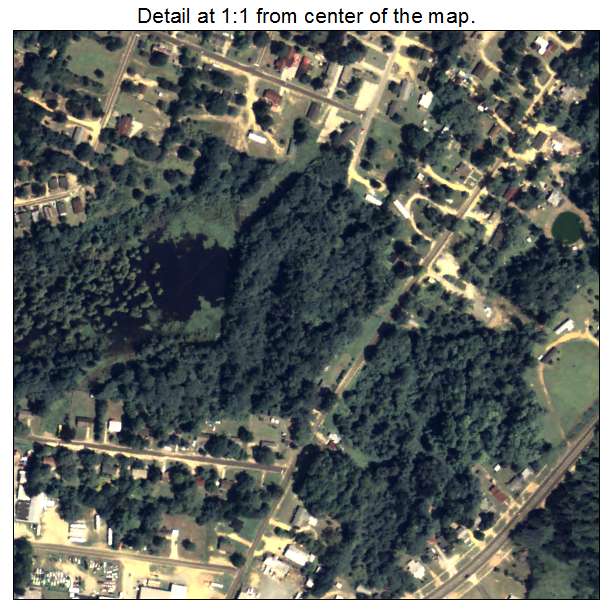 East Dublin, Georgia aerial imagery detail