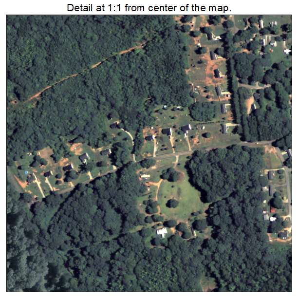 East Newnan, Georgia aerial imagery detail