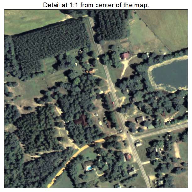 Edge Hill, Georgia aerial imagery detail