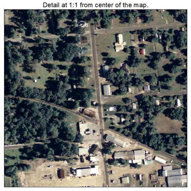 Ellenton, Georgia aerial imagery detail