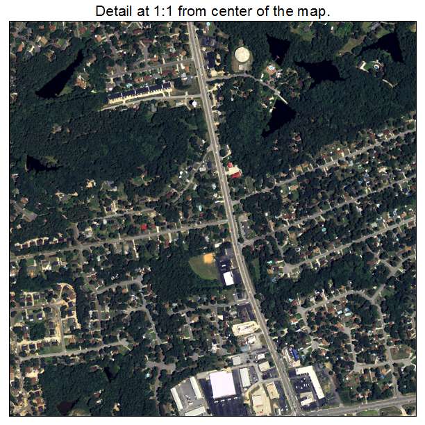 Aerial Photography Map of Evans, GA Georgia