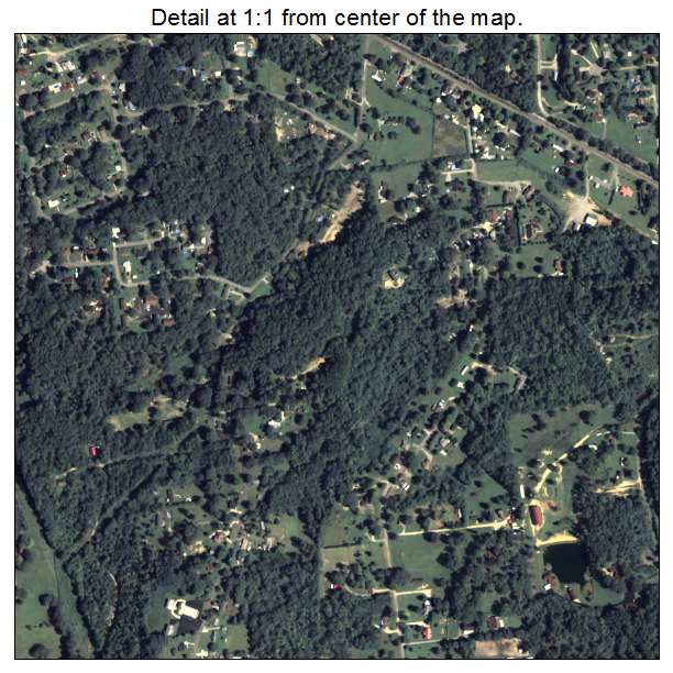 Fairview, Georgia aerial imagery detail